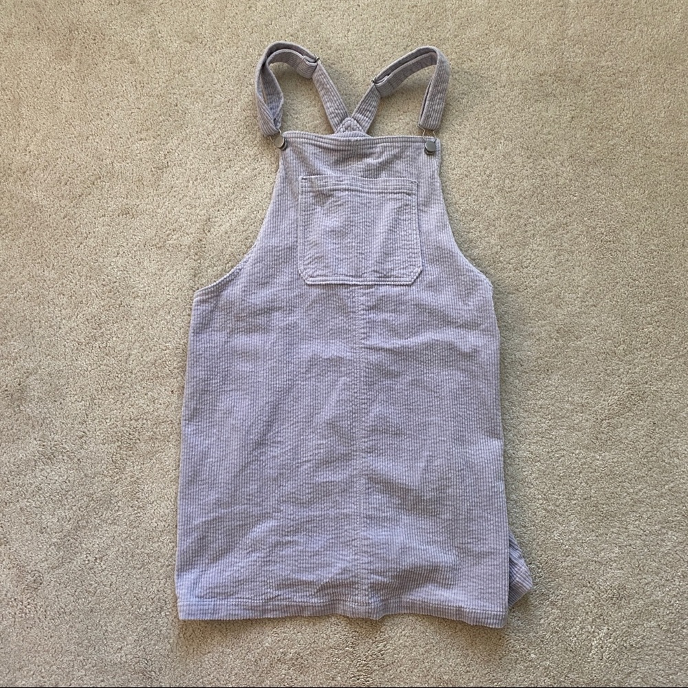 Wild Fable size large lavender corduroy overall dress